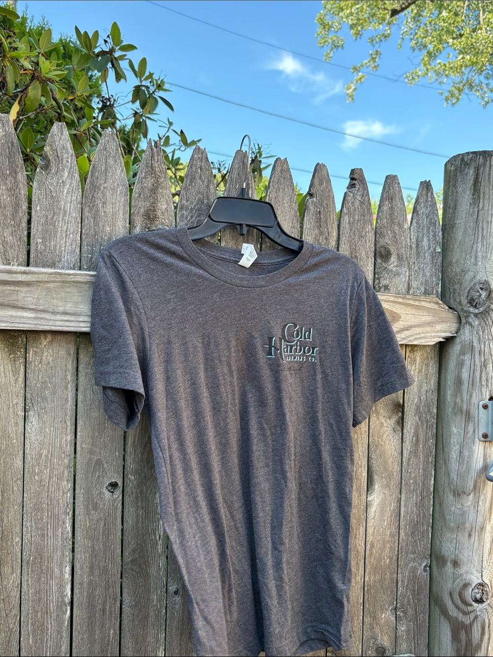 Canvas small Cold Harbor Brewing tee!